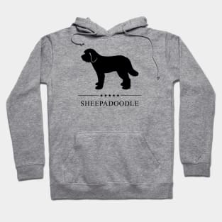 Sheepadoodle Black Silhouette Hoodie